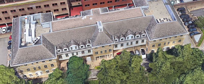 Aerial view, Parkside House, Ashley Road, Epsom