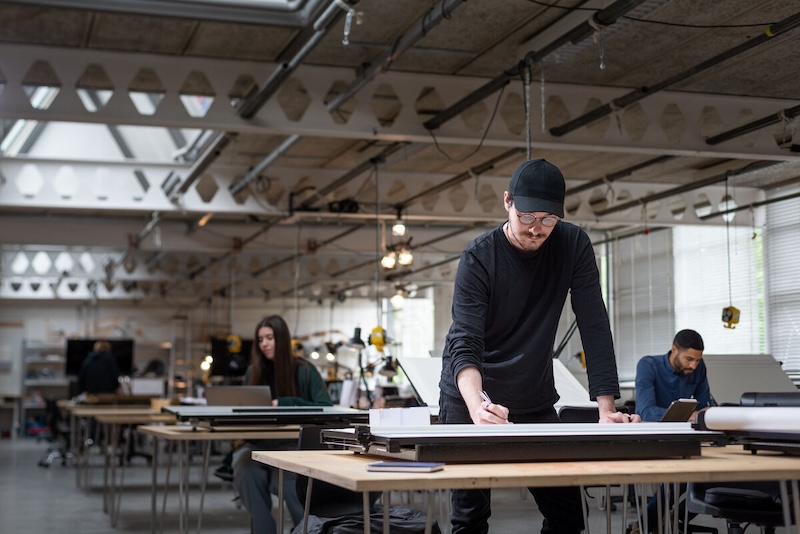 UCA Canterbury, architecture studios